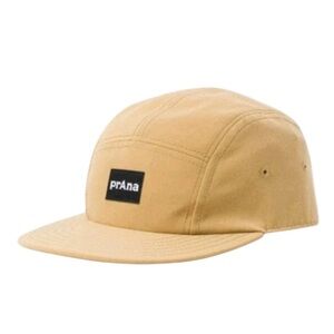 prAna FOOTHILLS FLAT BRIM Hat Cap UPF 50 NWT‎ Unisex Adult One Size Beige Black